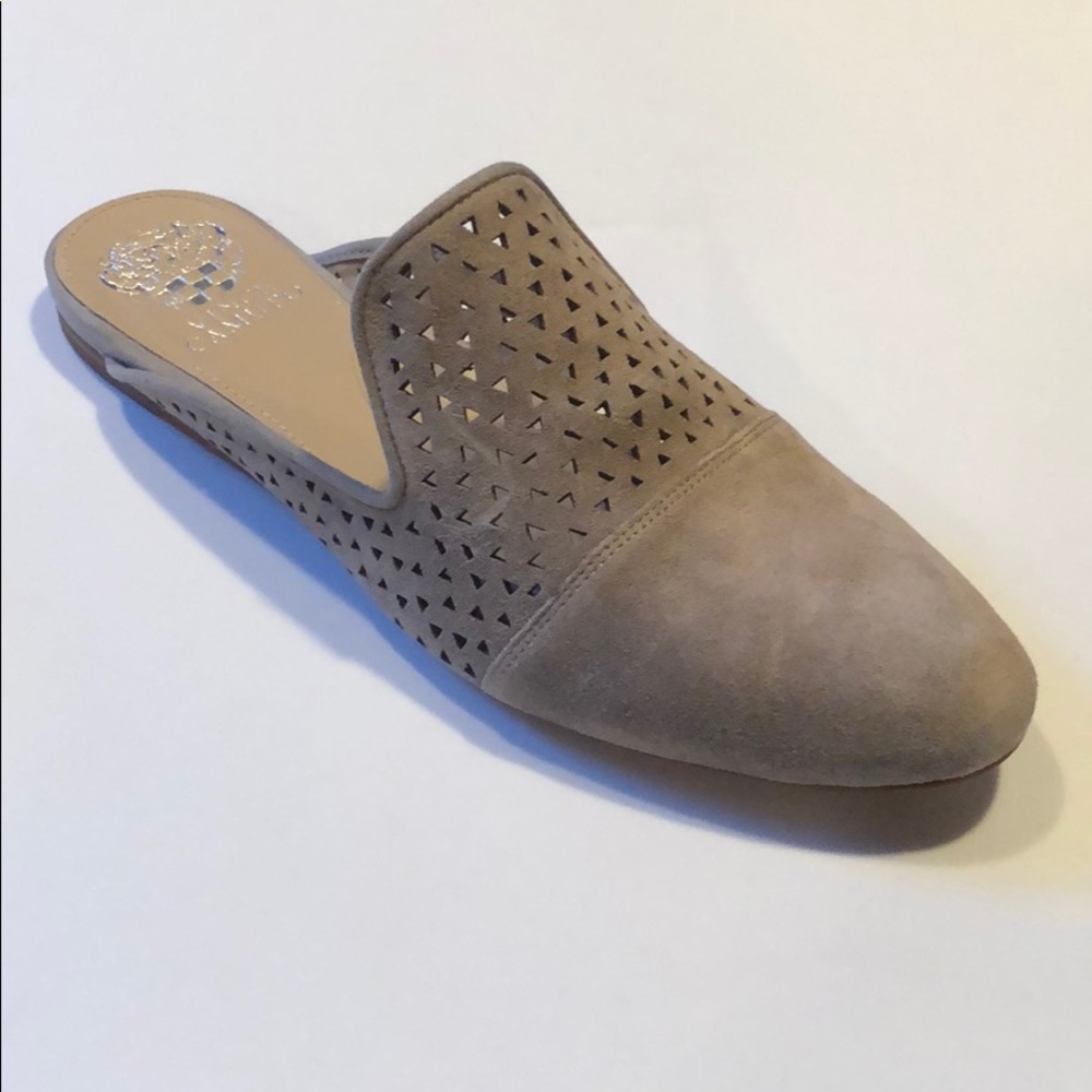 Vince Camuto slip ons perforated